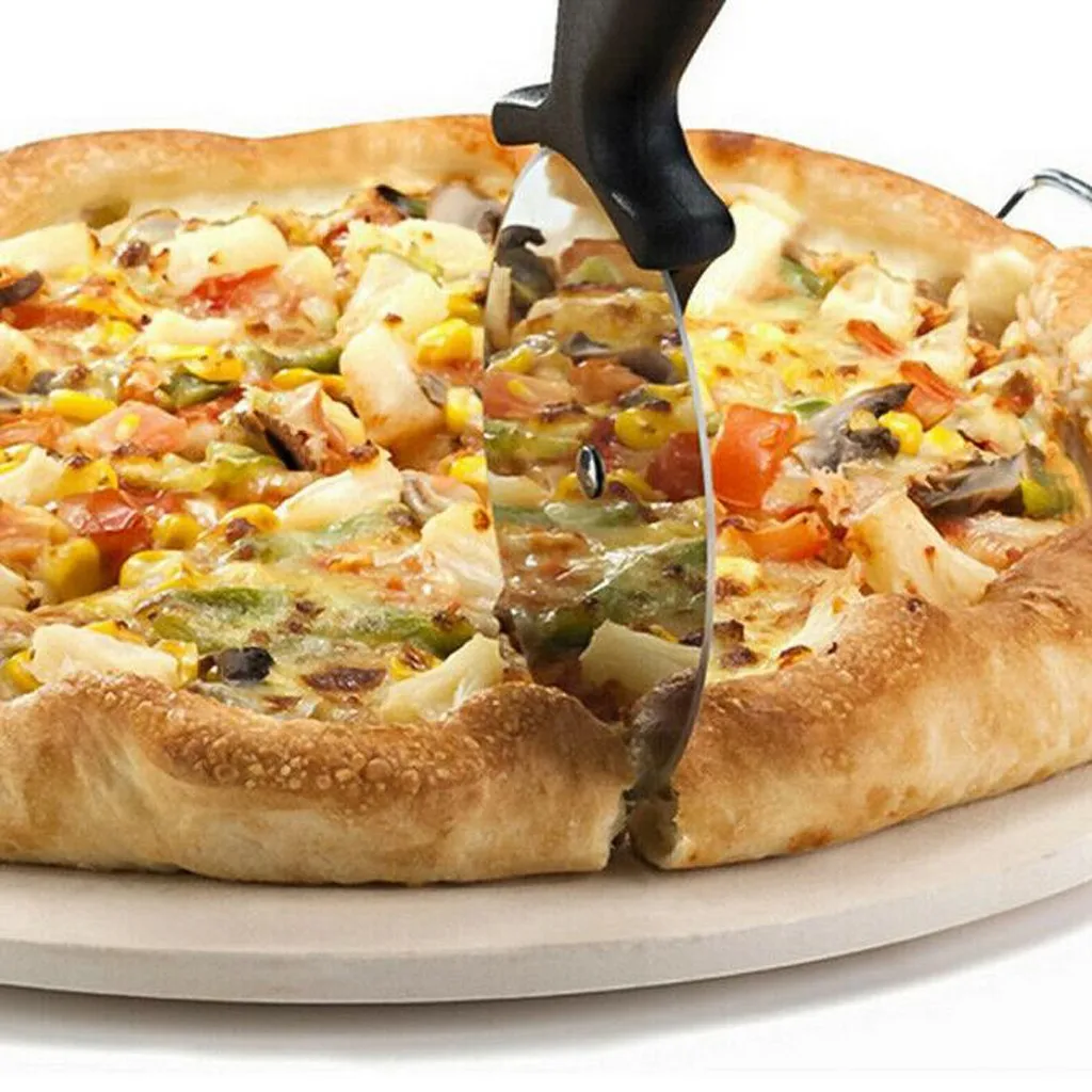 Нержавеющая сталь круглый нож для пиццы торт Ножи Кухня из нержавеющей стали