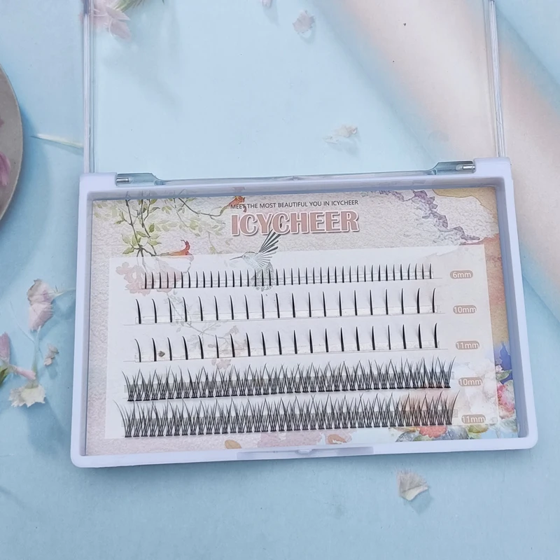 Верхние и нижние накладные ресницы волшебный рыбий хвост как кукла сексуальные