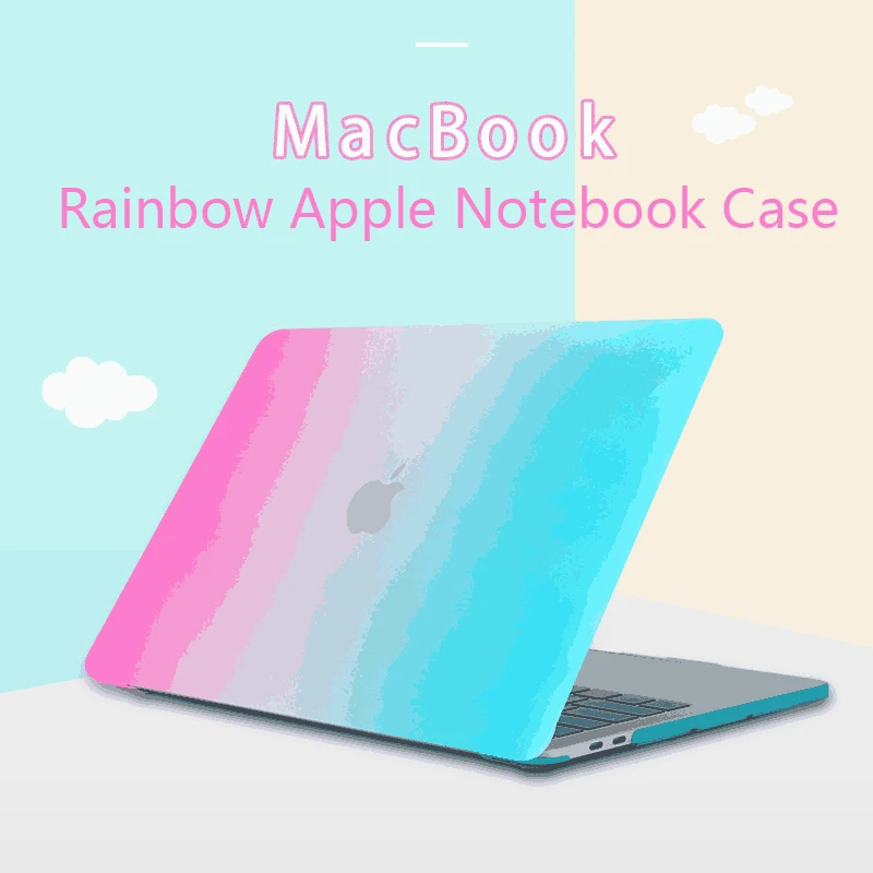 

Чехол для MacBook Pro 13 дюймов с радужным градиентом, выпуск 2016-2020, A2338, M1, A2289, A2251, A2159, A1989, A1706, A1708, пластиковый жесткий чехол