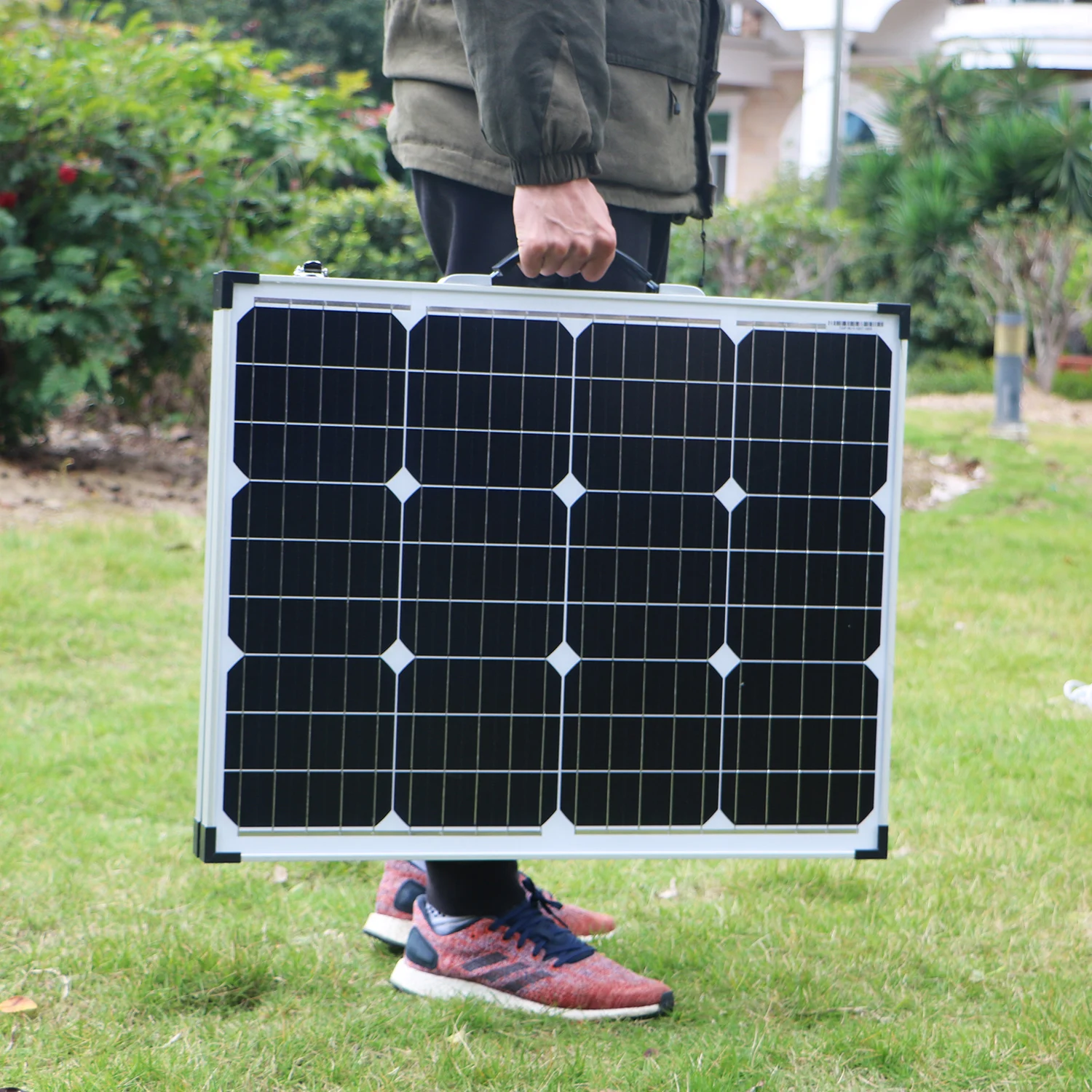 dokio 18v 100w 150w 200w foldable solar panel set charge 12v car battery cell charger with 10a controller solar panel kits free global shipping