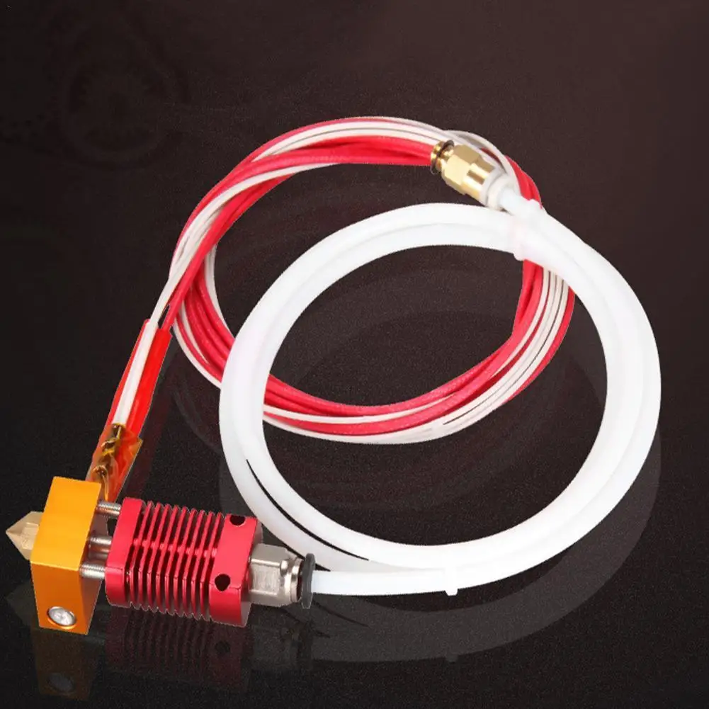 

Ender-3/CR10/CR10S 1.75mm J-head Hotend kit Aluminum Thermistor Part With Heater with Nozzle 0.4mm Printer Block For 3D Hea X5B5