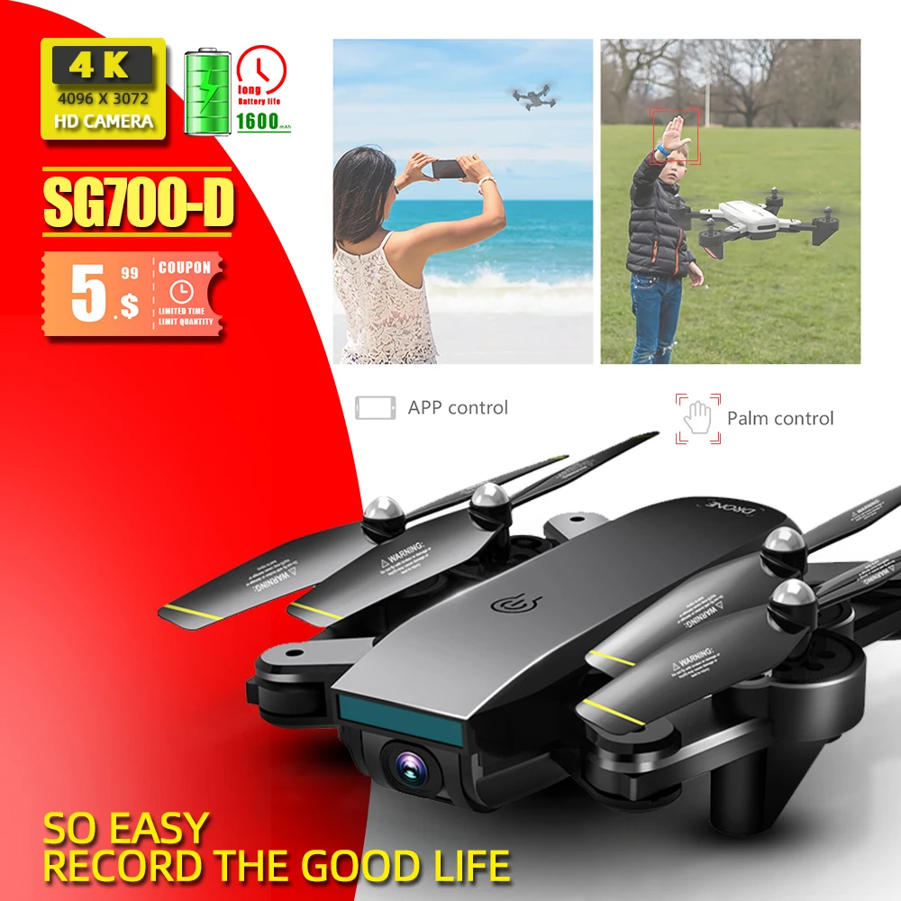 Квадрокоптер Дрон 4K игрушки quadrocopter с камерой Профессиональный rc вертолет дроны