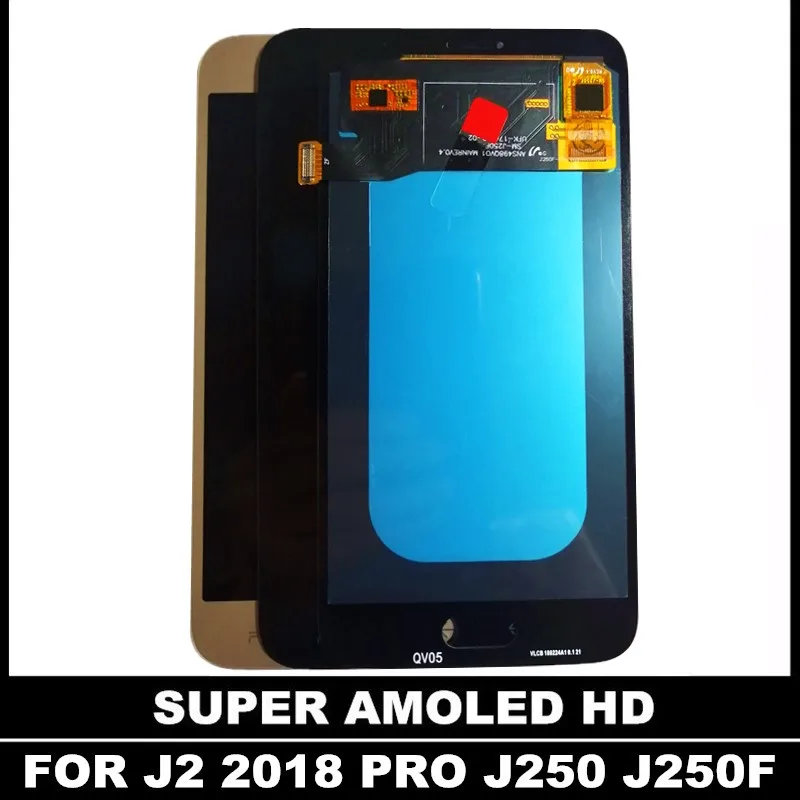 Для телефонов Samsung Galaxy J2 pro 2018 J250 J250F J250H J250M AMOLED ЖК дисплей сенсорный дигитайзер