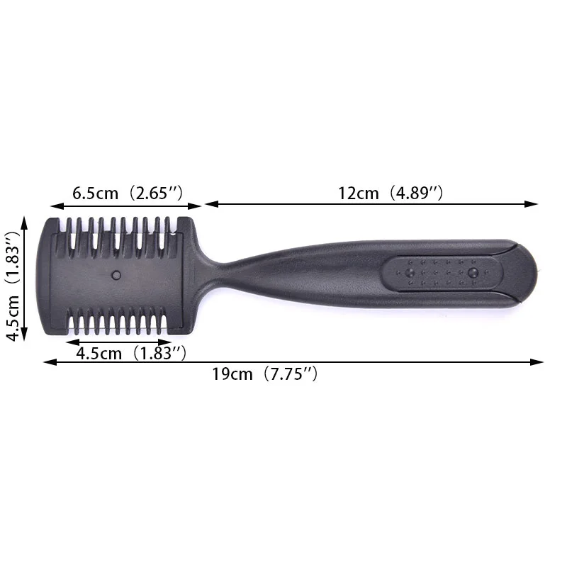 

1PC Cutting Thinning Comb with Blade Double Side Hair Razor Comb Layer Shaper