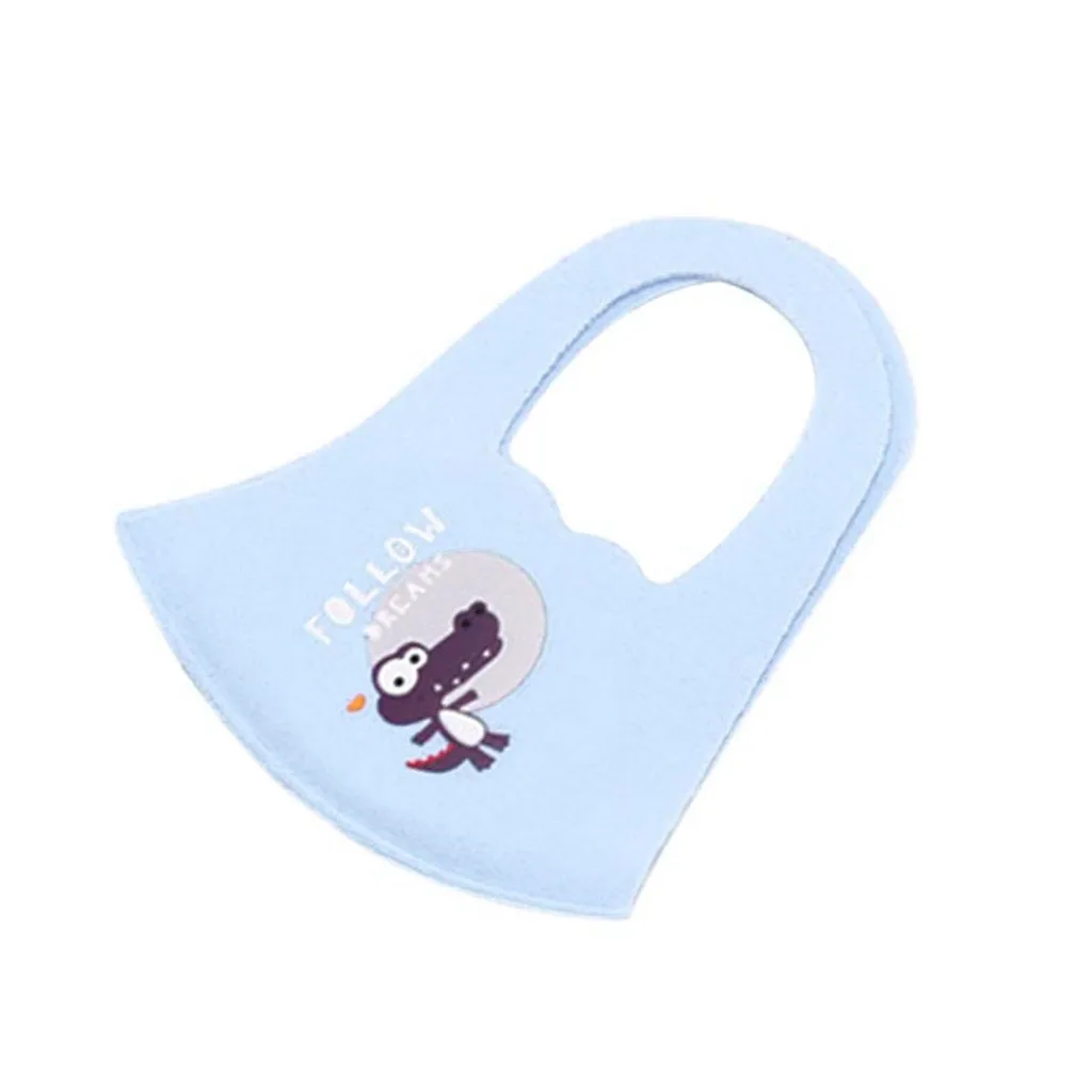 

#1pcs Unisex Children Outdoor Face Mask Washable Reusable Mask Boys Girls Breathable Haze Proof Protective Mouth Face Shield F10