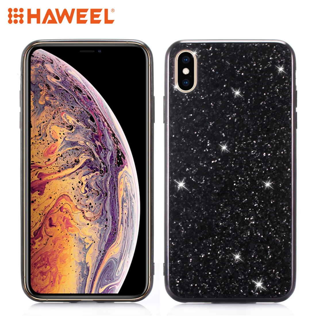 Блестящий чехол Haweel из ТПУ для iPhone XR &amp XS Max X | Мобильные телефоны и аксессуары
