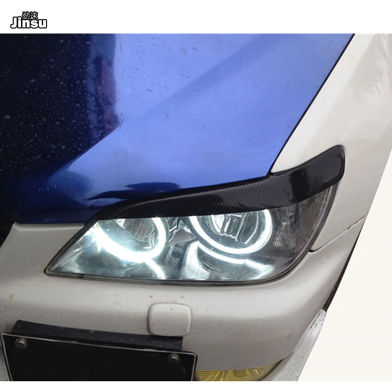 C стиль углеродное волокно накладка на фару ВЕКО для Lexus IS200 1999 2004 Toyota Altezza