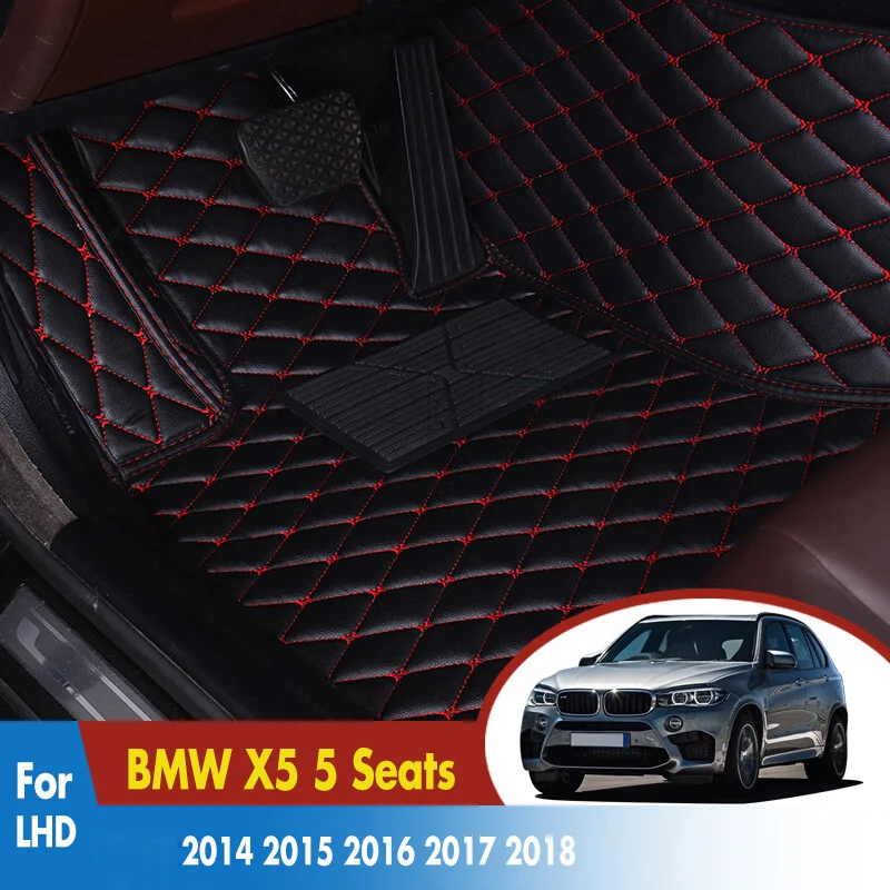 Car Floor Mats For BMW X5 5 Seats 2014 2015 2016 2017 2018 Custom Rugs Auto Interior Mat Accessories Carpets | Автомобили и