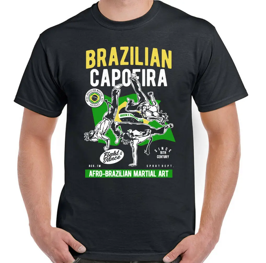 Футболка Bresilien Capoeira Hommes Arts Martiaux Danse|Мужские футболки| |