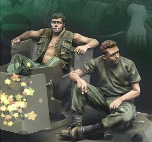 1/35 модельная фигурка из смолы разобранный Неокрашенный набор // X312 | Игрушки и