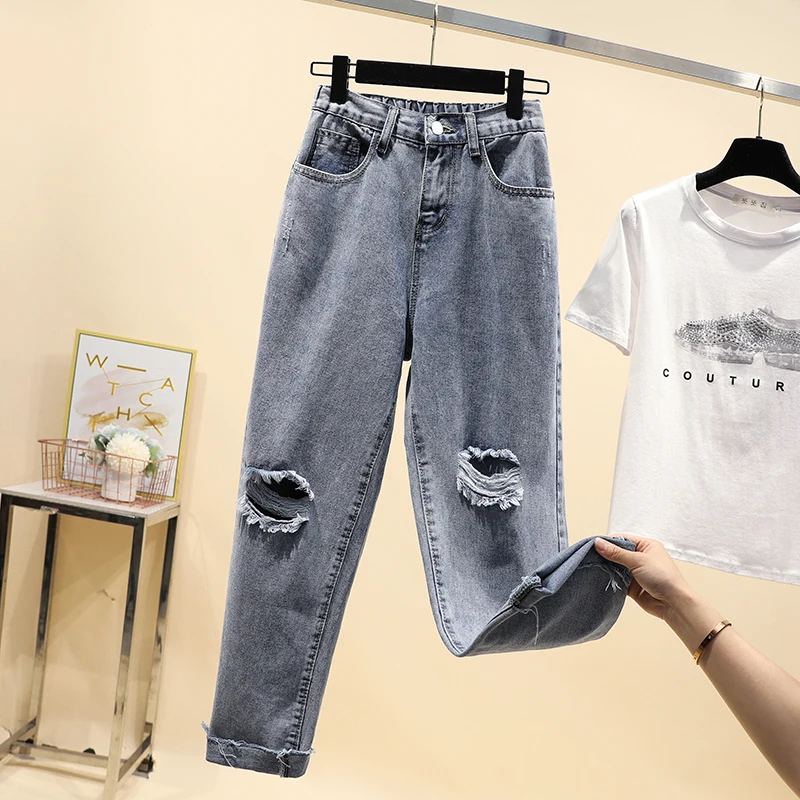 Показ тонкой пленки на том или ином momo свободные джинсы Женский светильник