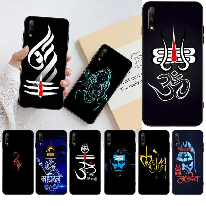 Милый чехол для телефона Hinduism Lord Shiva Mahakal Bling Huawei Honor 30 20 10 9 8 8x 8c v30 Lite view pro|Бамперы| |