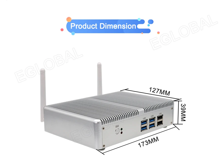 Дешевый мини ПК Windows 10 Barebone Настольный компьютер Intel Core i3 5005U/i3 4030U/Celeron 2955U HTPC minipc HDMI VGA Wifi