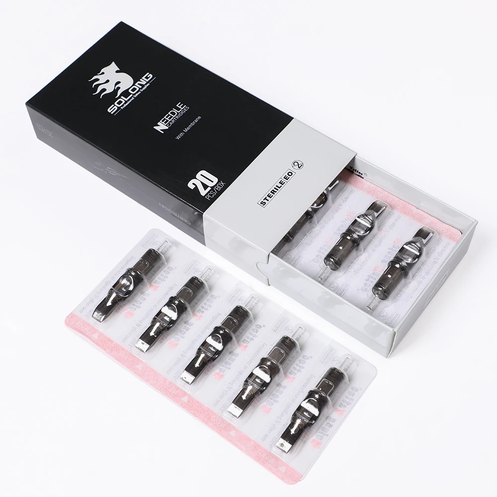 Artistic Tattoo Supply – Black Needle Cartridge 0.3 mm Round Liner Regular-Tight Disposable Sterilized Boxed 20 Count | Красота и