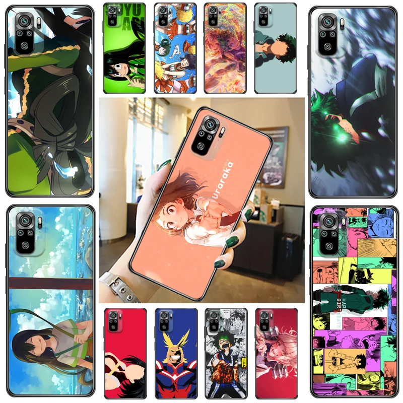 

My Hero Academia Tomura Boku Bakugou Katsuki Todoroki Shouto Dabi Shigaraki Phone Case For Xiaomi Redmi Note 10 Pro 10T Funda