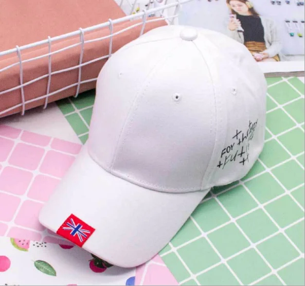 Бейсболка Мужская/Женская джинсовая с вышивкой брендовая Кепка флагом из денима