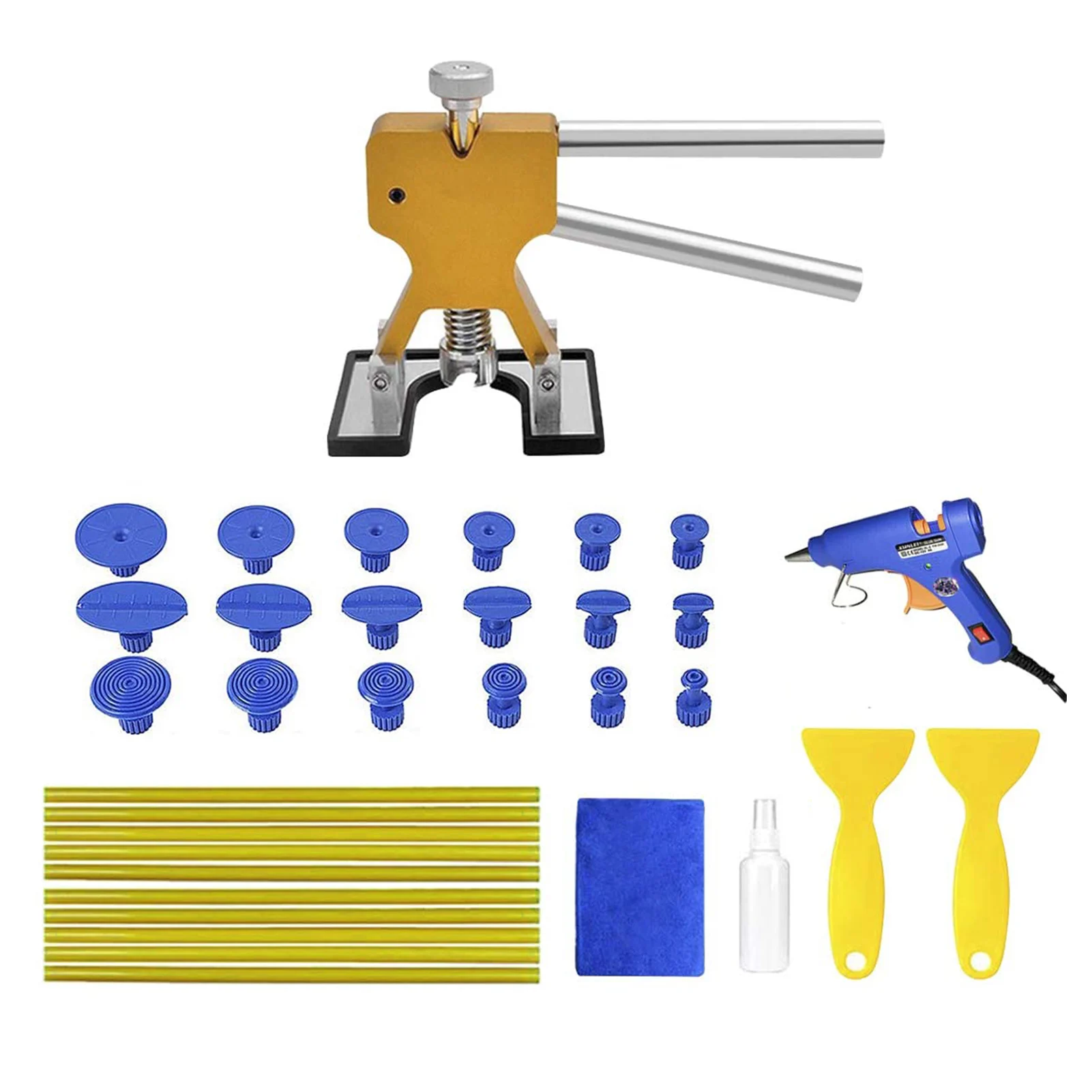 

С присоской Инструменты для удаления вмятин на двери грузовика домашний мотоциклетный кузов многофункциональный набор для ремонта вмятин ...