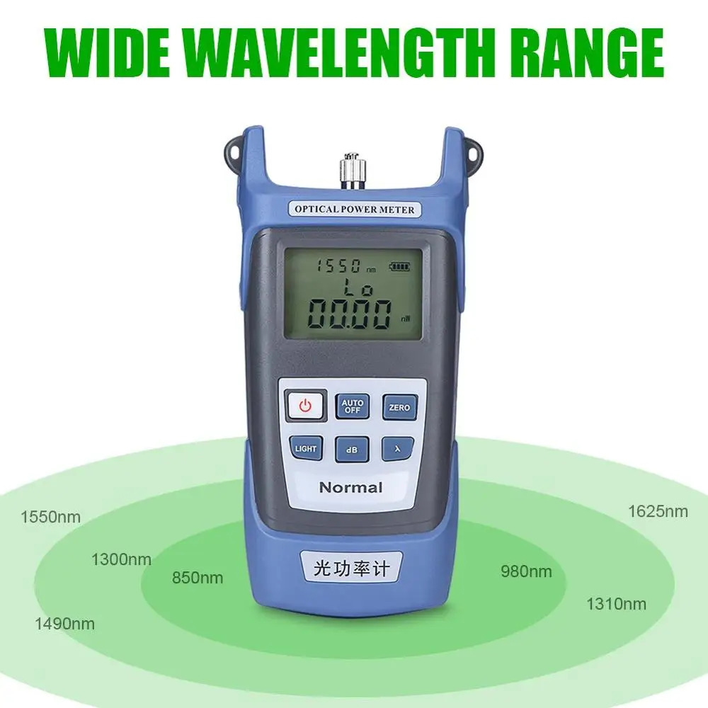 10 мВт измеритель оптической мощности красный свет машина волокна распада тестер