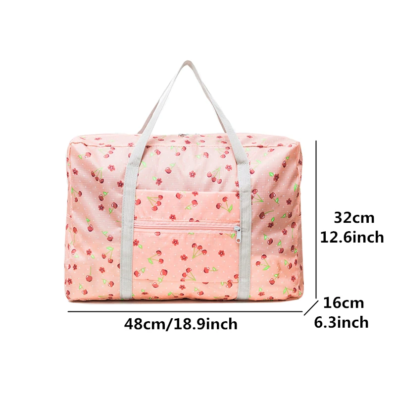 New Folding Clothes Sorting Bag Luggage Storage Organizer Folding Bag Totes Shopping Shoulder Bag Travel Duffle Women Makeup Bag