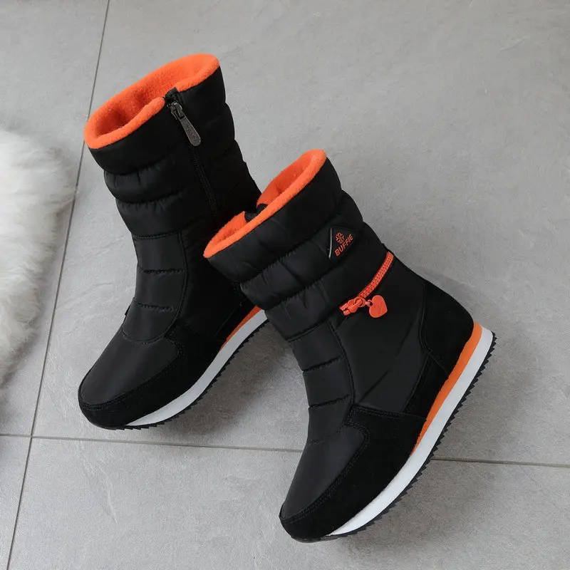 boots popular burgendy for women plus size from 35 to 41 - Цвет: M025bu-hei