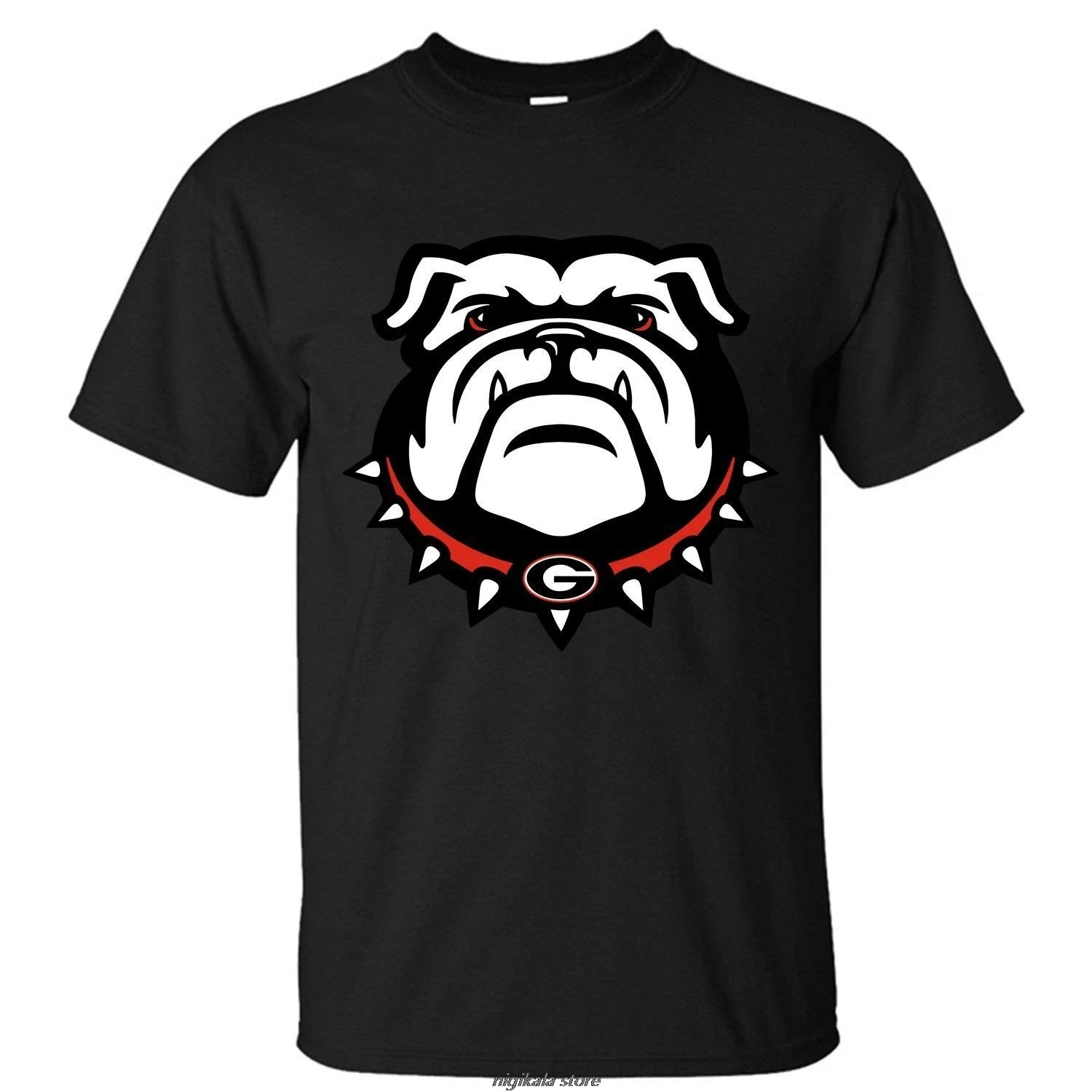 Мужская футболка с короткими рукавами Georgia Bulldogs (9) летняя мужская Повседневная