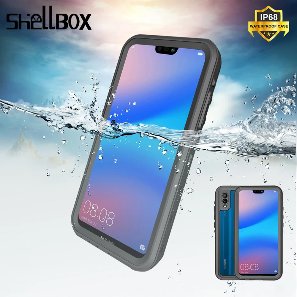 Водонепроницаемый чехол SHELLBOX для HUAWEI Nova 3e пылезащитный с полным покрытием Huawei