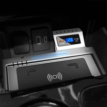 For Ford Explorer 2020 2021 car wireless charger QI phone charger 15w fast charging case phone holder accessories for iPhone 8