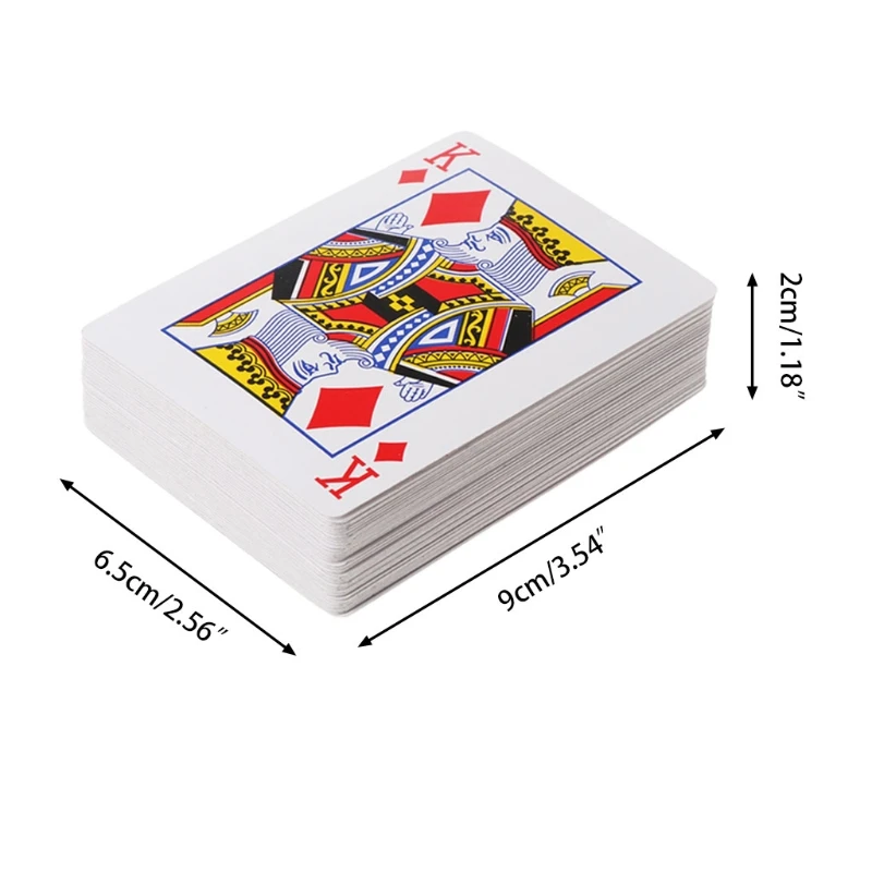 

New Waterfall Playing Cards Poker Props Standard Deck Magic Tricks Magic Toys