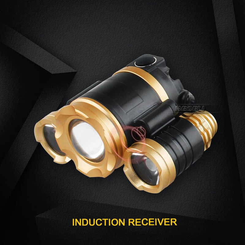 10000lm светодиодный перезаряжаемый налобный фонарь CREE XML-T6 Zoom 18650 Фонарь для рыбалки