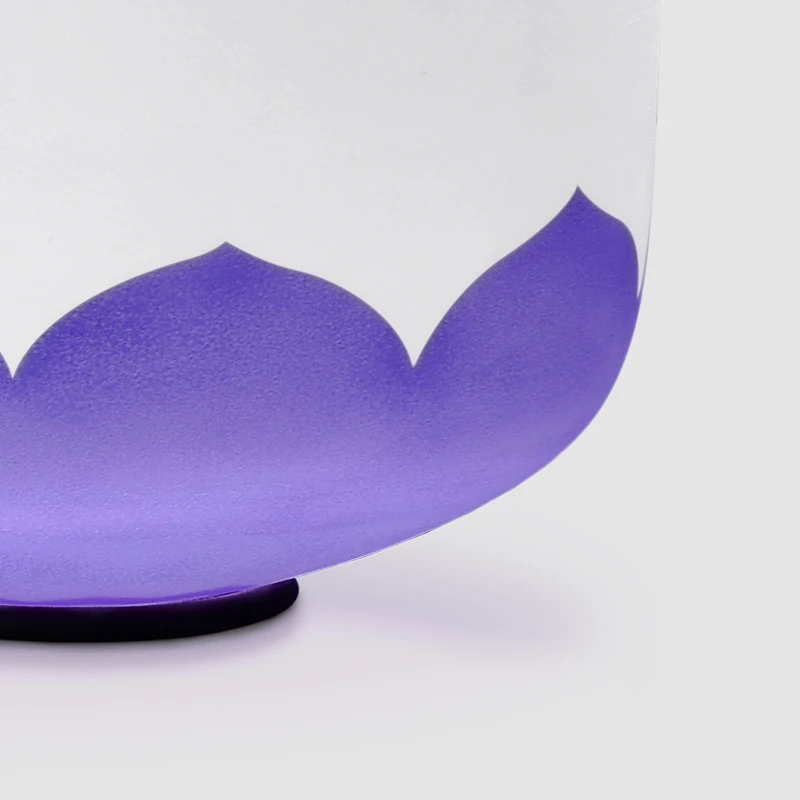 TOPFUND B note корона чакра фиолетовый цветной матовый Чакра кварцевый Поющая чаша