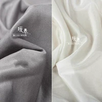 high elasticity lining silk satin fabric solid color diy evening dress lining coat wedding decor designer fabric