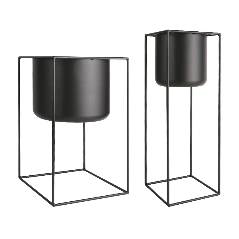 Скандинавская подставка с цветами для гостиной кованая железная металлическая