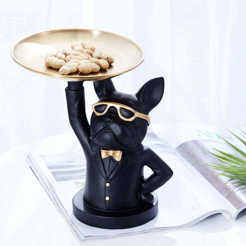 

[VIP] скандинавские современные собаки белка обезьяна лоток Декор для дома гостиной фрукты дверь хранения ключей Кофе Таблица закуска конфеты лоток