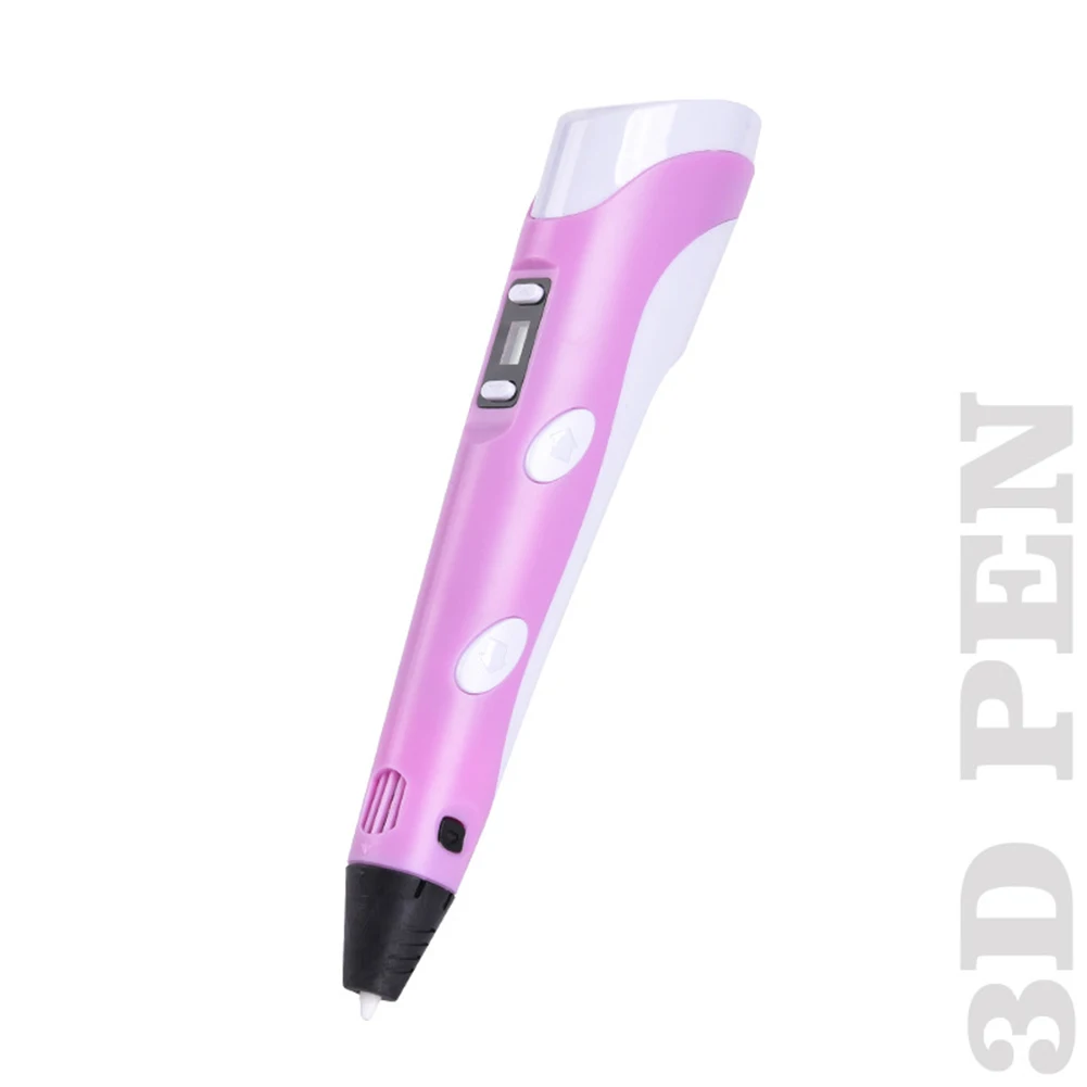 

3D Pen PLA Filament 12V 3D Printing Pen Drawing Pencil with LED Screen Birthday Educational Gift for Kids