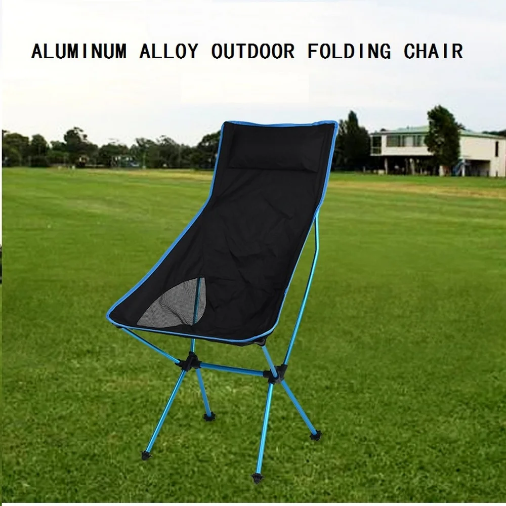 

Folding Camping Chair Lightweight Portable Outdoor Chair For Fishing Garden Hike