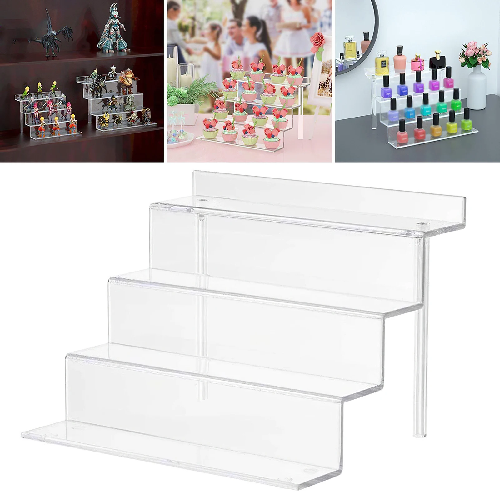 

Акриловые прозрачные выставочные стенды, набор для выставки ювелирных изделий для макияжа, демонстрационный кронштейн, органайзер, стойка,...