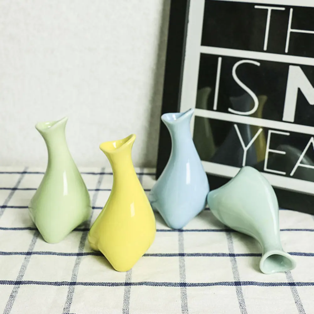 Керамическая ваза Мини цветочный горшок украшения фарфоровые офисные домашние