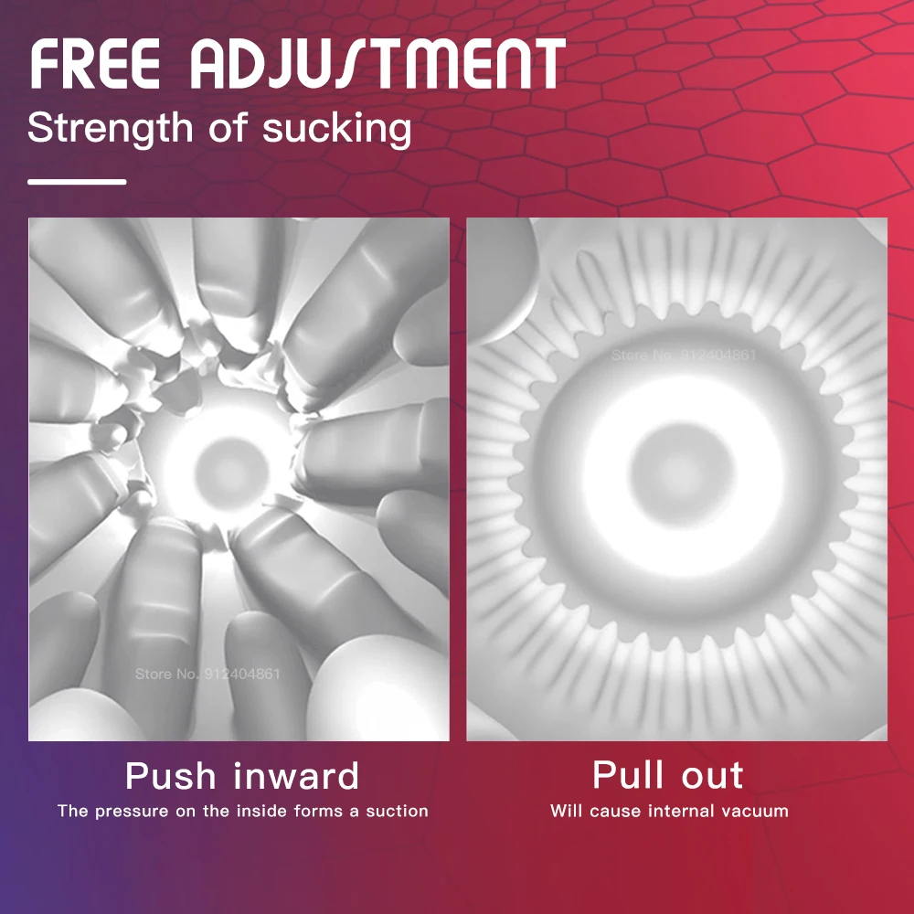 Вакуумные сосущие мастурбаторы секс-игрушки для мужчин Реалистичная Вагина