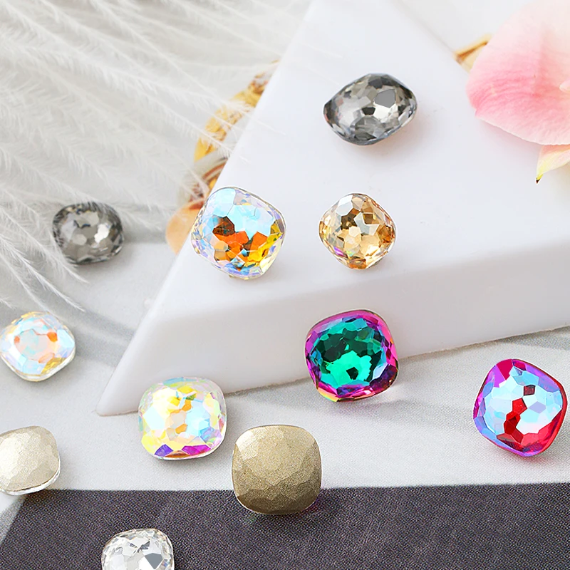Высококачественные Квадратные бусины Astrobox K9 Crystal разы DIY для одежды и аксессуаров