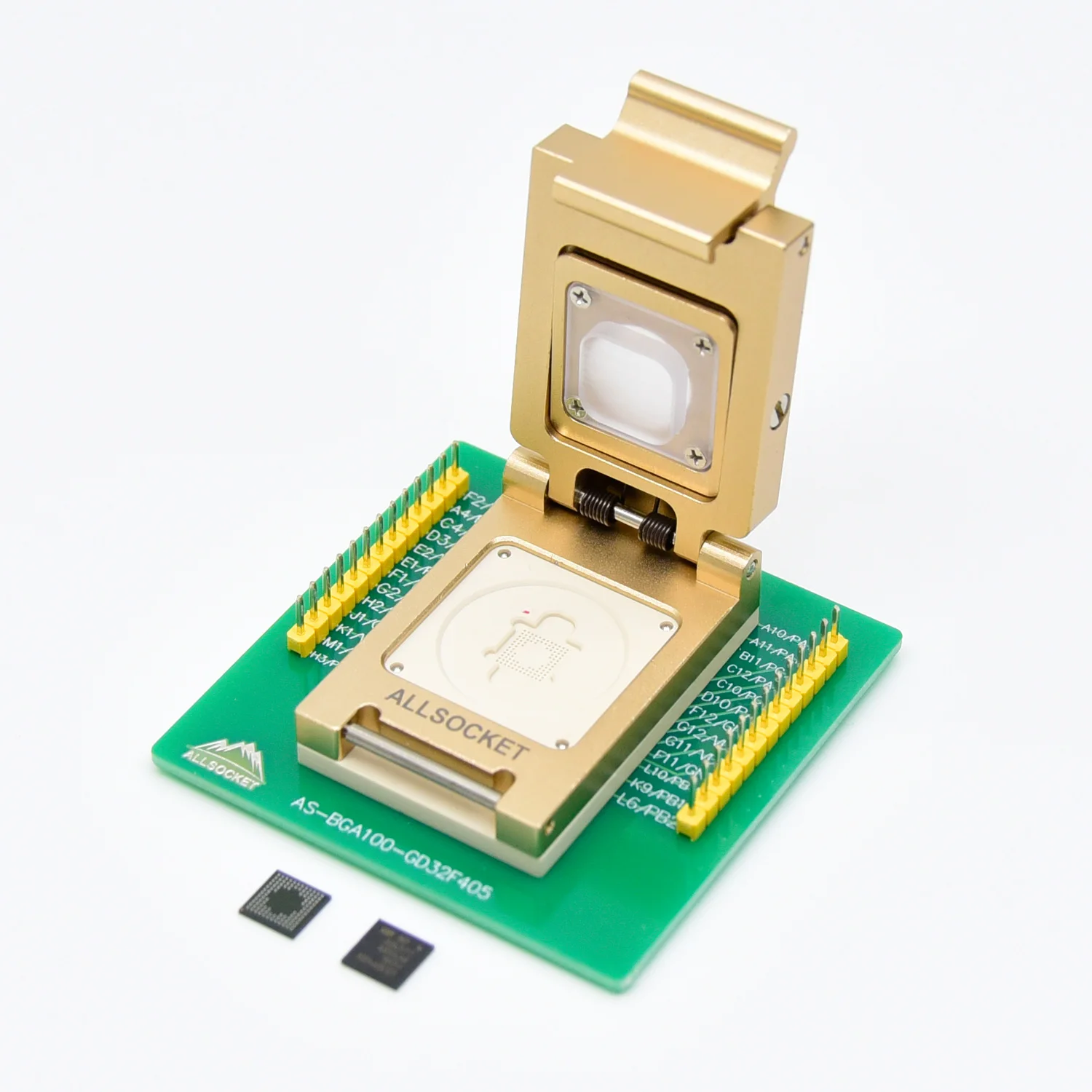AS BGA100 GD32F 405 для BGA 100 тестирование 405|socket with usb|socket usbsocket bga |