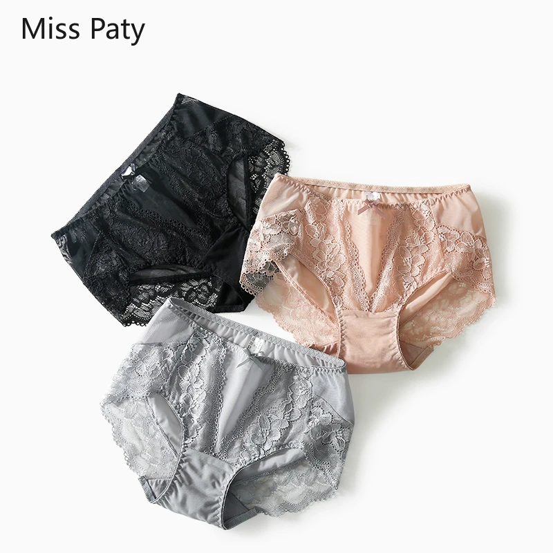 Трусики женские кружевные бесшовные с высокой талией размеры до XXXL|Женские