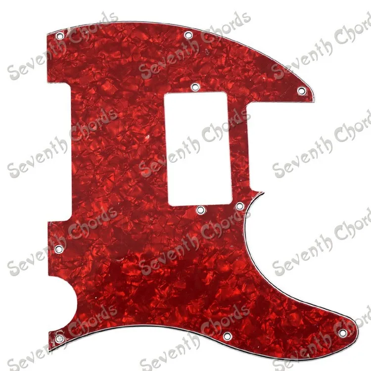 3-слойная защита для электрогитары Red Pearl от царапин гитары двойная катушка