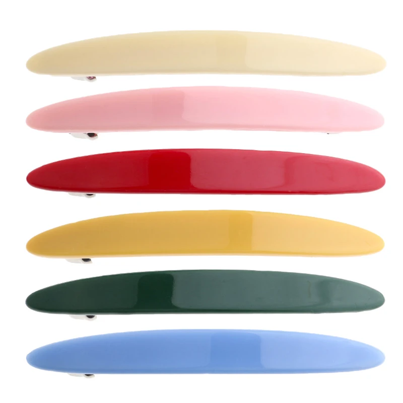 

5mm 2020 new arrival Eleven colors Cute and versatile spring ponytail clips candy color hairpin headwear