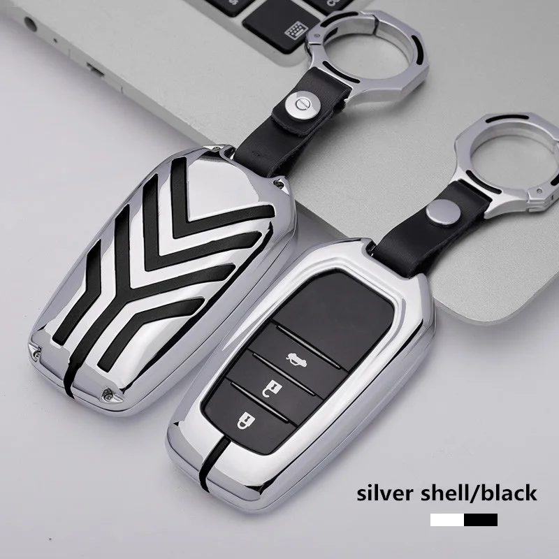 Модный чехол для автомобильного ключа из цинкового сплава Toyota Chr C hr Land Cruiser 200 Avensis