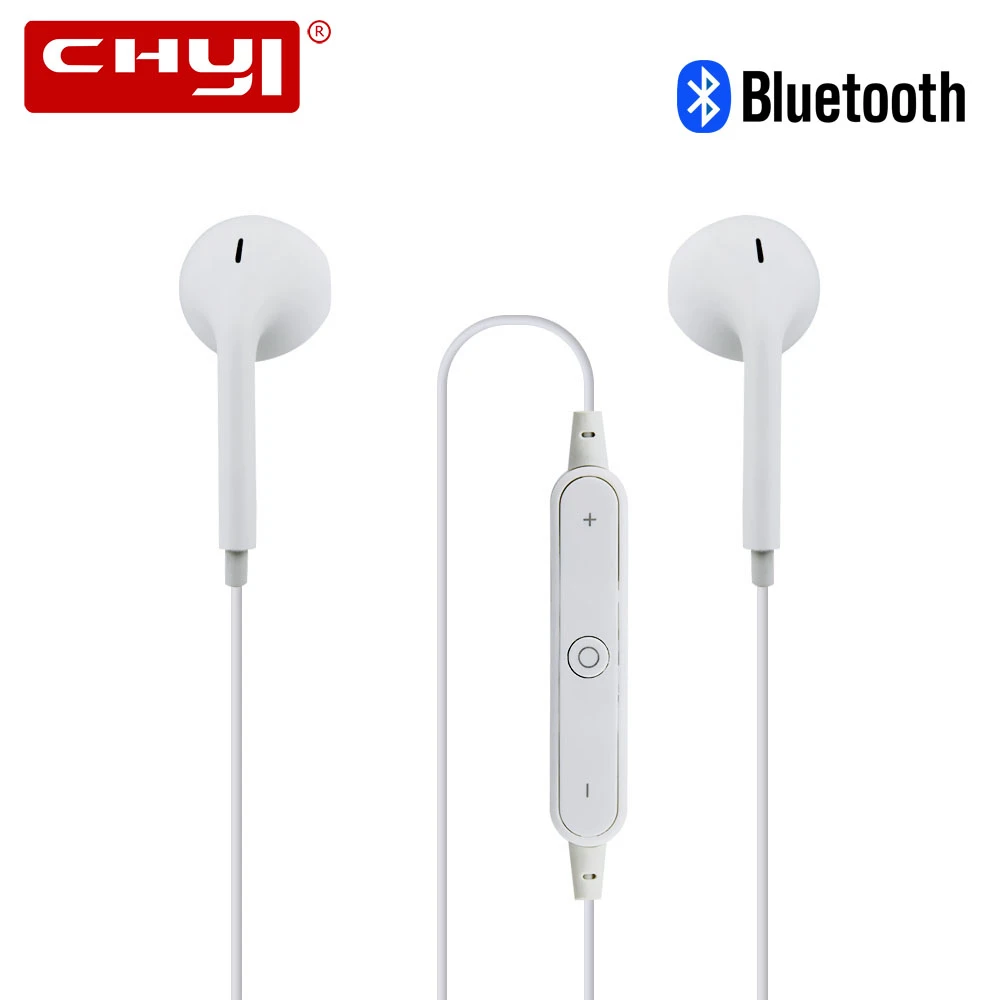 Беспроводные спортивные Bluetooth-наушники CHYI стереонаушники наушники белая