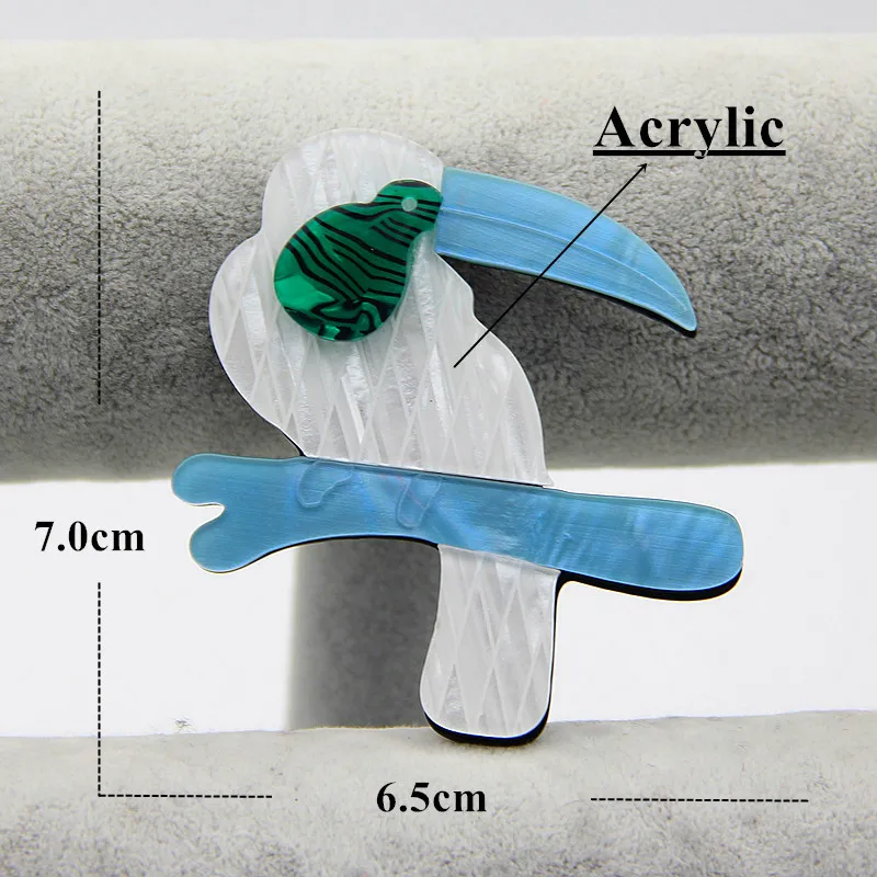 Милый акриловый значки в виде птиц и броши для женщин дети Летающие птицы