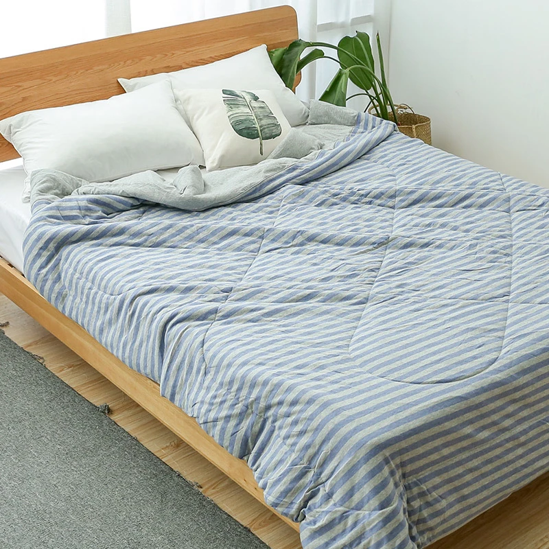 للبيع ENNROS-لحاف 100% قطن ، للصيف والخريف والشتاء ، فائق النعومة ودافئة ، قابل للغسل في الغسالة