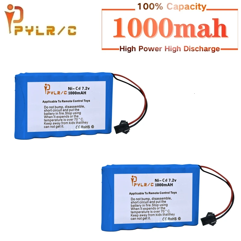 Аккумулятор 7 2 в 1000 мА · ч для радиоуправляемых игрушек автомобилей танков