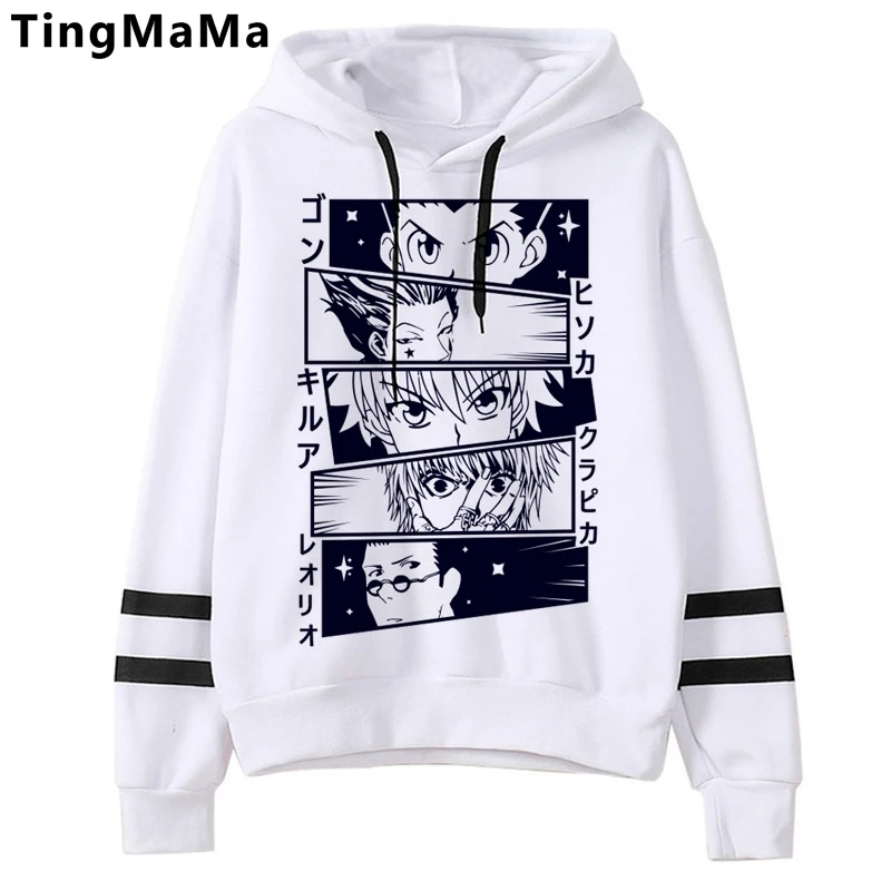 

Мужские толстовки Hisoka Hunter X Hunter, с капюшоном, в стиле японского аниме, уличная одежда с графическим принтом