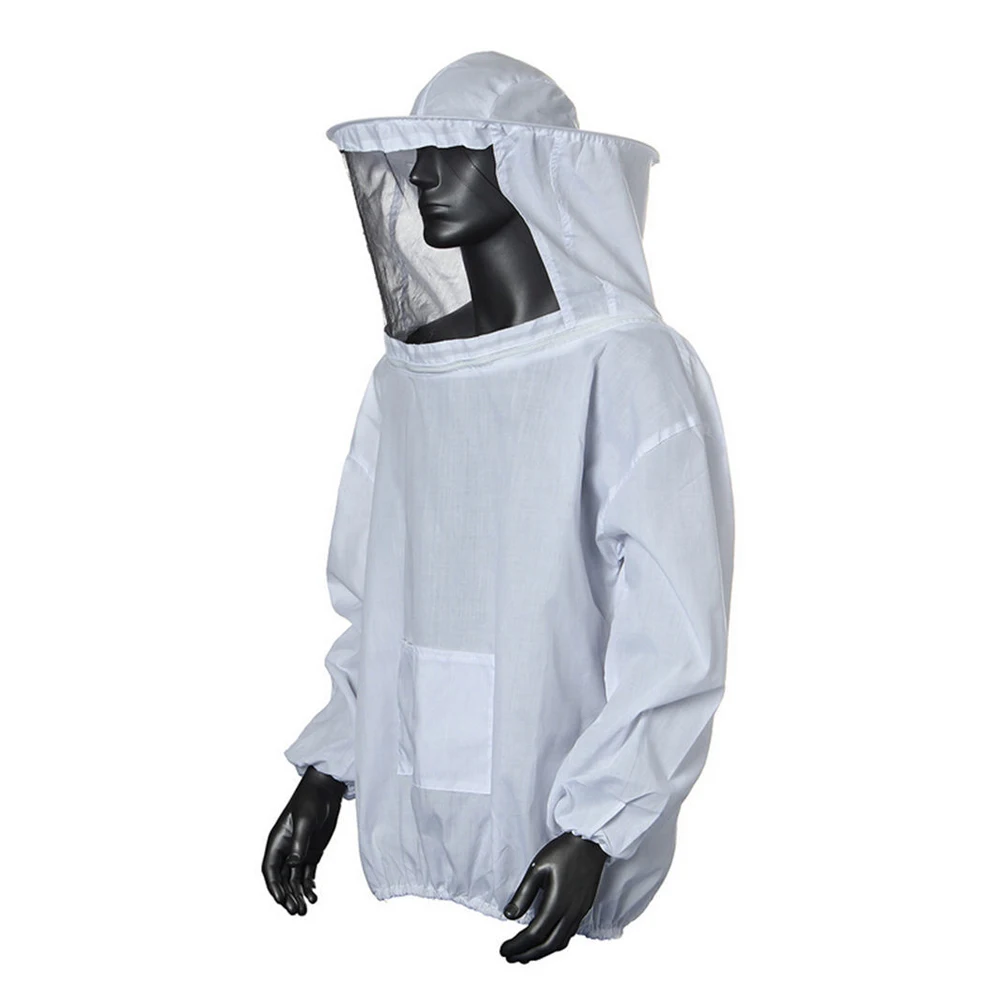 Защитная куртка для пчеловодства халат с рукавами воздухопроницаемая одежда